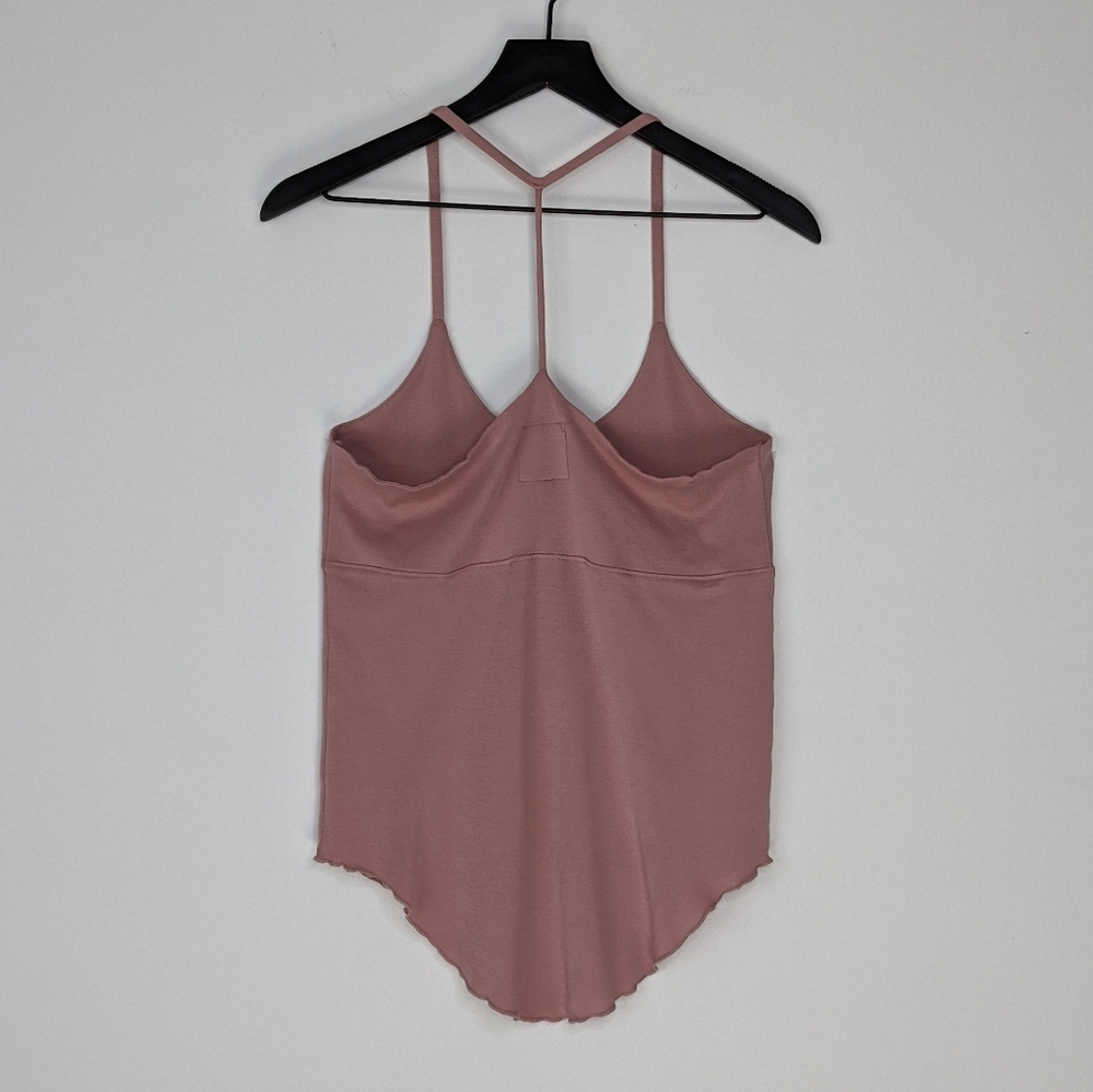 Chaser Mauve Baby Rib Spaghetti Vented Shirttail - Picture 6 of 9